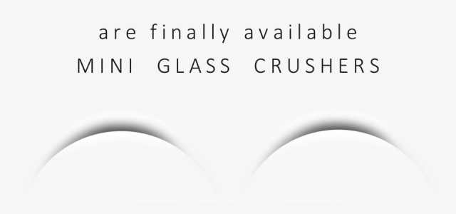 Cogelme - MINI Glass Crusher Pulverizing White AVAILABLE.jpg